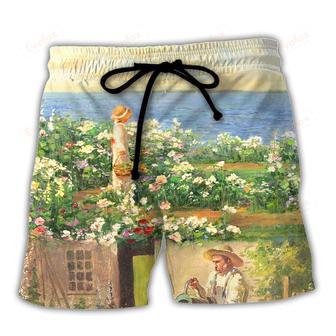 Gardening Old Sorrry I Have Plants This Weekend Beach Short | Newhawaiianshirts UK