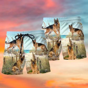 German Shepherd Best Friends For Your Life Beach Short | Newhawaiianshirts AU