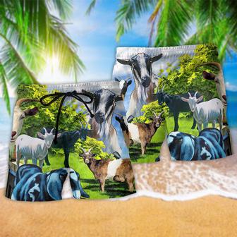 Goat Animals Goat Anything Beach Short | Newhawaiianshirts