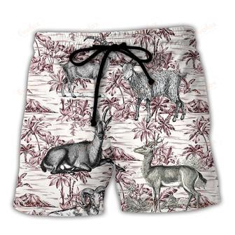 Goat Tropical Style Beach Short | Newhawaiianshirts UK