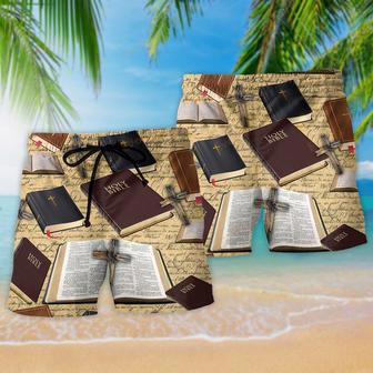 God Bible I Just Need My Bible Beach Short | Newhawaiianshirts AU