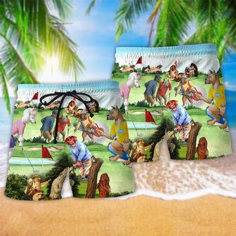 Golf It Takes A Lot Of Balls To Golf The Way I Do And I Love Beach Short | Newhawaiianshirts UK