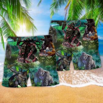 Gorilla Is The King Of The Jungle So Angry Beach Short | Newhawaiianshirts AU