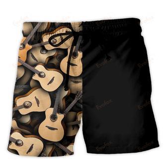 Guitar And Boat I Like Beach Short | Newhawaiianshirts AU