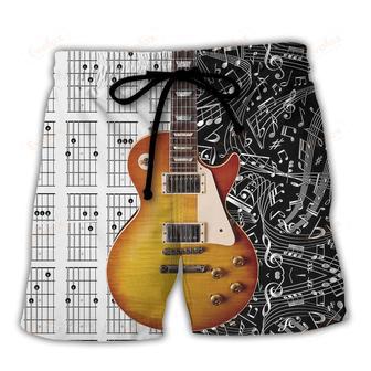 Guitar Bass Guitar Musician Beach Short | Newhawaiianshirts CA