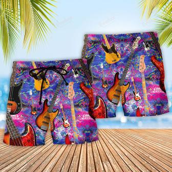 Guitar Life Love Beach Short | Newhawaiianshirts AU