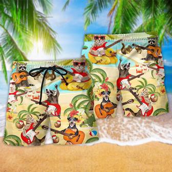 Guitar Music Animals Tropical Summer Beach Short | Newhawaiianshirts AU