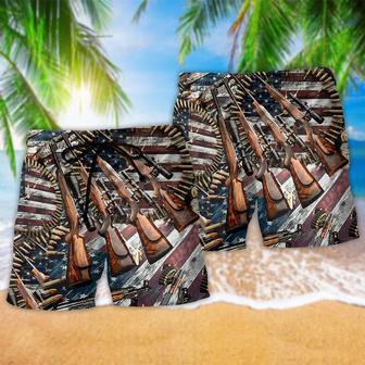 Gun Make No Mistake About It, It's American Control Colorful Beach Short | Newhawaiianshirts UK