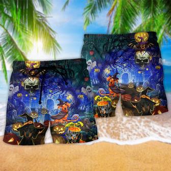 Halloween And Dogs Cool Beach Short | Newhawaiianshirts AU