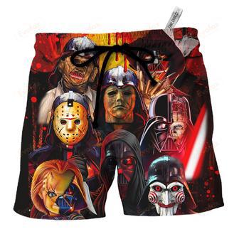 Halloween Costumes Horror Darth Beach Short | Newhawaiianshirts