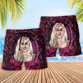 Halloween Horror Scary Sister Witches Sarah Beach Short | Newhawaiianshirts