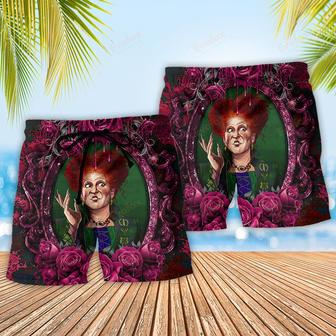 Halloween Horror Scary Sister Witches Winifred Beach Short | Newhawaiianshirts