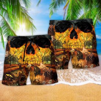 Halloween Party Colorful Beach Short | Newhawaiianshirts AU