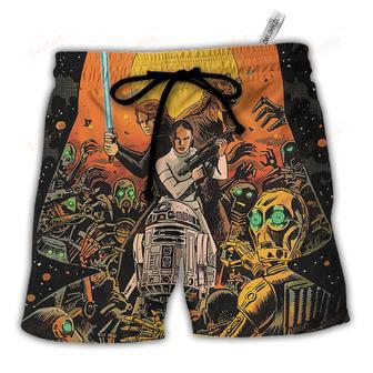 Halloween Return To Mustafar In Ghosts Of ’s Castle - Beach Short | Newhawaiianshirts DE