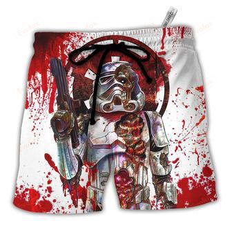 Halloween Stormtrooper Those Things’ll Kill You Beach Short | Newhawaiianshirts AU