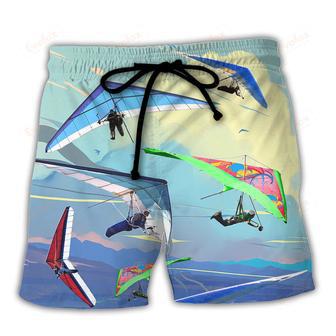 Hang Gliding Don't Be Jealous Just Because You Can't Skydive Like Me Beach Short | Newhawaiianshirts AU