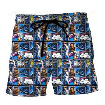 Heros Painted Characters Beach Short | Newhawaiianshirts AU