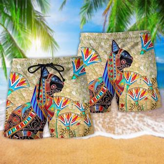 Hippie Egypt Cat Amazing Style Beach Short | Newhawaiianshirts