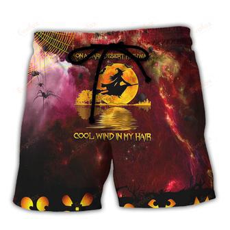 Hippie Halloween On a Dark Desert Highway Cool Wind in My Hair Witch Beach Short | Newhawaiianshirts UK