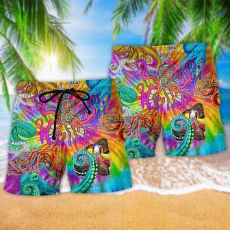 Hippie Lets Get Octopus Beach Short | Newhawaiianshirts CA