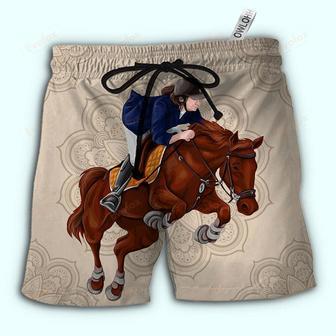 Horse Riding Cool Life Beach Short | Newhawaiianshirts AU