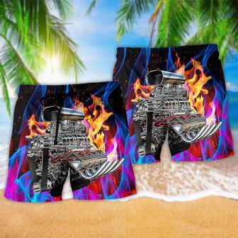 Hot Rod With Classic Style Amazing Style Beach Short | Newhawaiianshirts UK