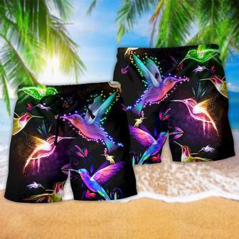 Hummingbird Fly All Night Stunning Beach Short | Newhawaiianshirts AU