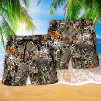 Hunting Love Animals Style Beach Short | Newhawaiianshirts AU