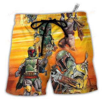 I'm A Mandalorian. Weapons Are Part Of My Religion Beach Short | Newhawaiianshirts CA