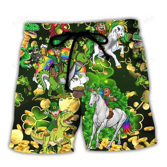 Irish Horse Saint Patrick Beer Brothers Beach Short | Newhawaiianshirts DE