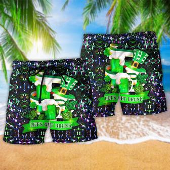 Irish Wishing You A Luck Day Green Beach Short | Newhawaiianshirts AU