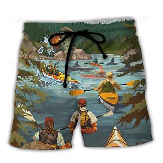 Kayaking Saved Me From Being A Pornstar Now I'm Just A Flipper Beach Short | Newhawaiianshirts