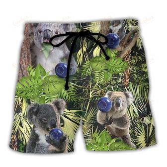 Lawn Bowling Koala In Jungle Play Lawn Bowling Beach Short | Newhawaiianshirts CA