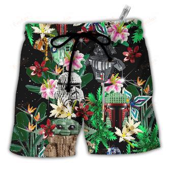 Lego Baby , Boba Fett, Darth and Stormtroopers Tropical Beach Short | Newhawaiianshirts