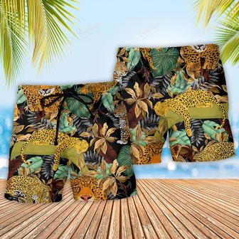 Leopard Animals Natural Print Beach Short | Newhawaiianshirts AU