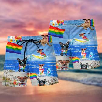 LGBT Jack Russell Terrier Cool Beach Short | Newhawaiianshirts AU