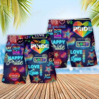 LGBT Love Has No Gender Love Is Love Beach Short | Newhawaiianshirts