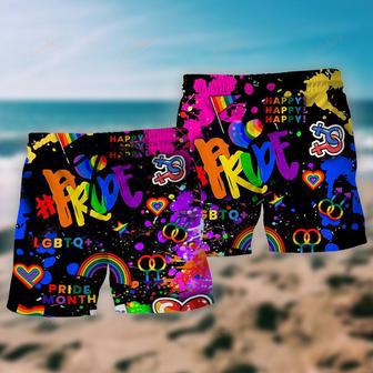 LGBT Pride Mix Color Beach Short | Newhawaiianshirts UK