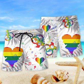 LGBT Proud To Be Gay Beach Short | Newhawaiianshirts DE