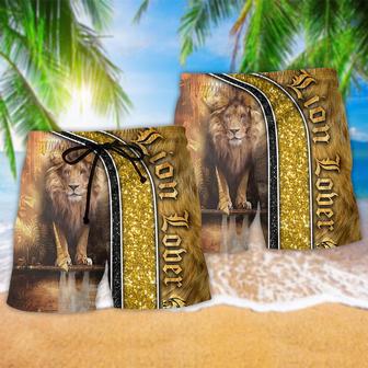 Lion Cool Luxury Style Beach Short | Newhawaiianshirts AU