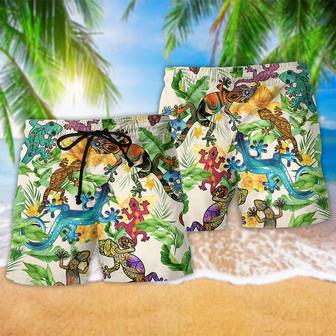 Lizard Animals Back Off Or The Lizard Gets Its Beach Short | Newhawaiianshirts AU