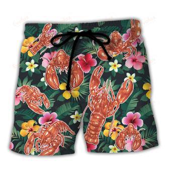 Lobster Darling It's Our Anniversary Keep Calm And Draw The Butter Tropical Vibe Amazing Style Beach Short | Newhawaiianshirts UK