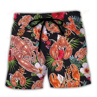 Lobster Queen Of The Ocean Tropical Vibe Amazing Style Beach Short | Newhawaiianshirts CA