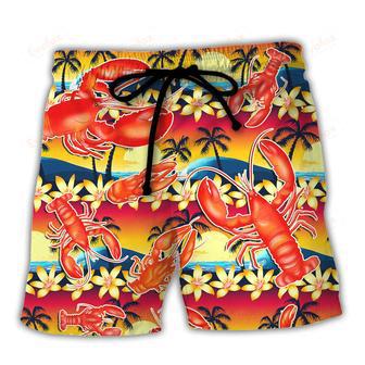 Lobster This Is What An Awesome Lobster Lover Looks Like Tropical Vibe Amazing Style Beach Short | Newhawaiianshirts