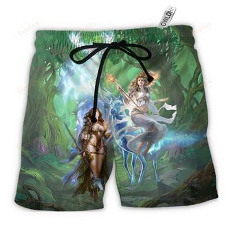 Magic Amazing I Believe In Magic Beach Short | Newhawaiianshirts AU