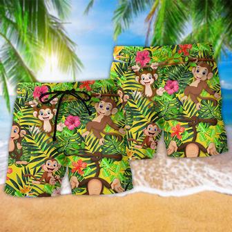 Monkey Are My Spirit Beach Short | Newhawaiianshirts AU