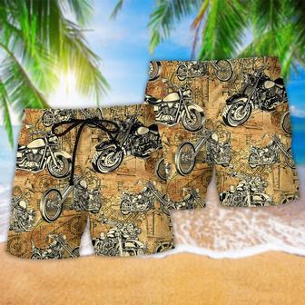 Motorcycle Vintage So Amazing Beach Short | Newhawaiianshirts