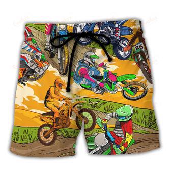 Motorcycle What Is Life Without A Little Risk I'm Cool Beach Short | Newhawaiianshirts CA