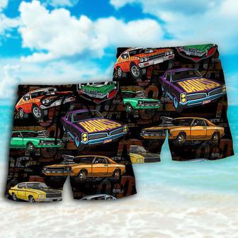 Muscle Car Racing Speed Road Beach Short | Newhawaiianshirts UK