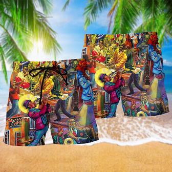 Music Birthplace Of Jazz Music Beach Short | Newhawaiianshirts DE